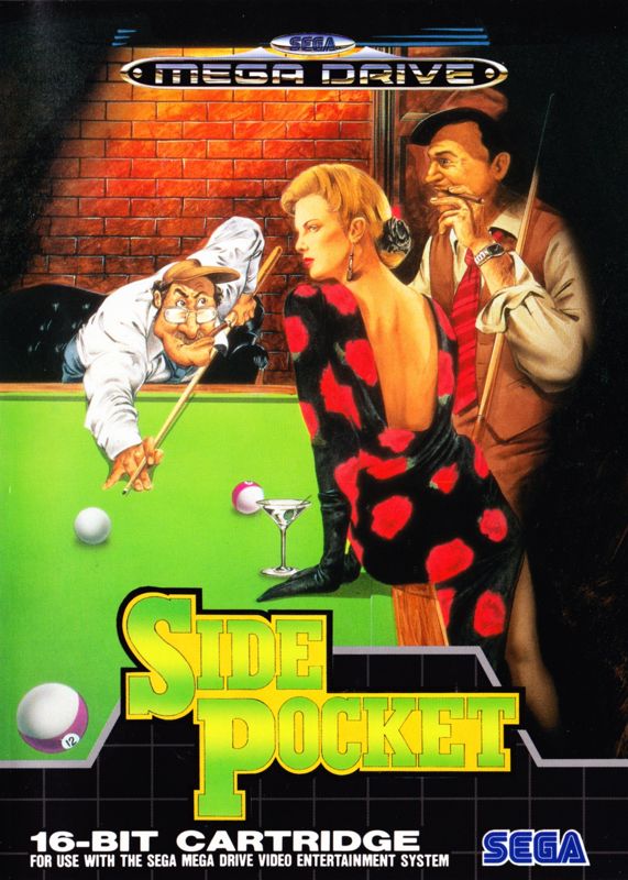 Side Pocket box art for Sega Genesis